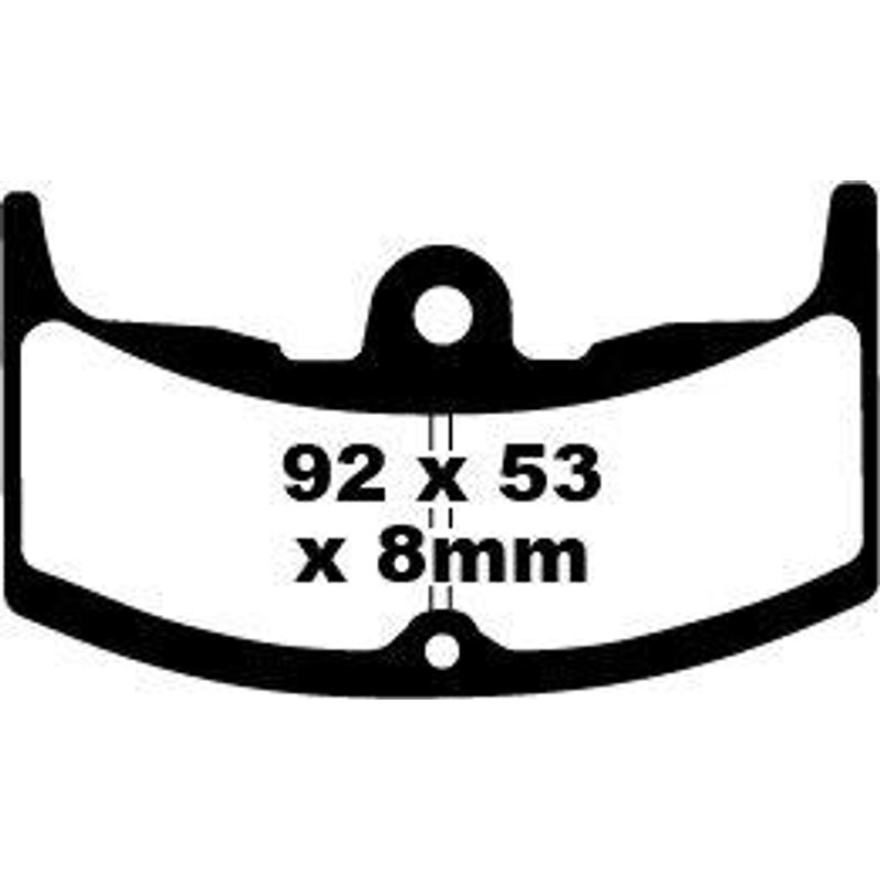FA080 - EBC FA Series Organic Brake Pads For Honda CBX 550 F 1982-1984 Front