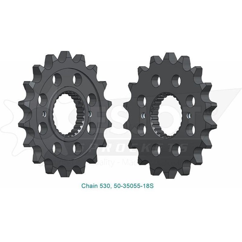 50-35055-18S - Esjot Sport 530 Sprocket For Royal Enfield Classic 500 EFI 2017-2019 Front 18T