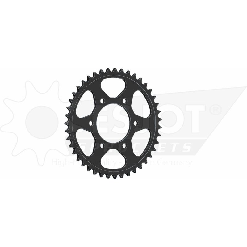 50-29018-43 - Esjot Standard 525 Sprocket For Kawasaki KLZ 1000 ABS 2012-2024 Rear Black 43T