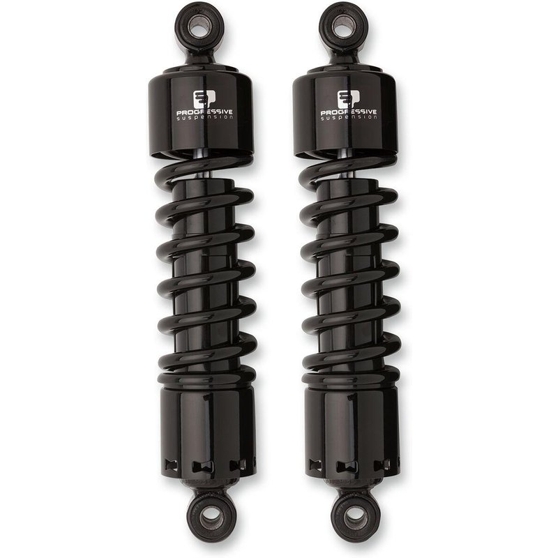412-4260B - Progressive Suspension 412 Series Cruiser Shocks For Triumph Scrambler 865 2006-2016 362mm (14.25") - Black