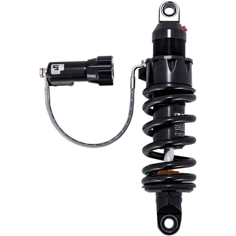 465-5044B - Progressive Suspension 465 Series Shock With Remote Adjustable Preload For Harley Davidson FLDE 1750 ABS 2018-2020 332.74 mm (13.10") - Black