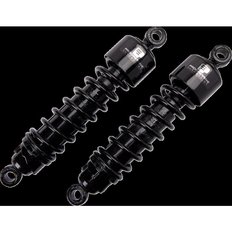412-4071B - Progressive Suspension 412 Series Shocks For Harley Davidson FLH 1868 ABS 2021 318mm (12.50") - Black
