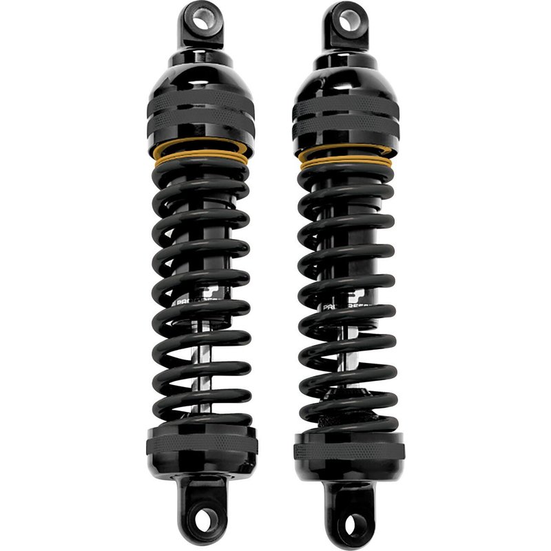 944-4025UL - Progressive Suspension 944 Ultra Low Shocks For Harley Davidson FLH 1984-1985 318.00 mm (12.50") - Black/Gold