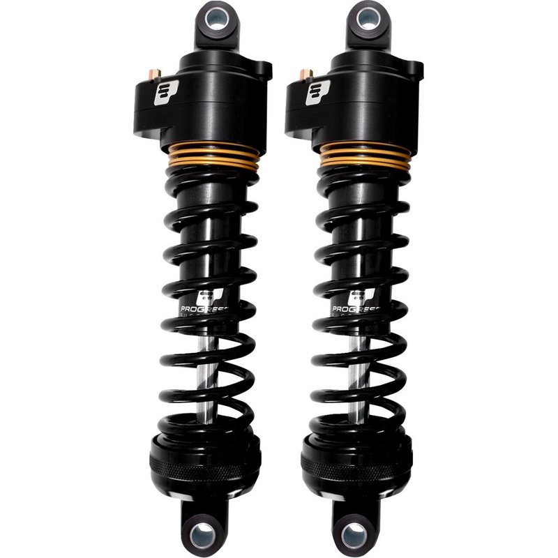 944-4002UT-QPS - Progressive Suspension 944 Series Shocks For Harley Davidson FLH 1984-1985 330.20mm (13.00") - Black/Gold