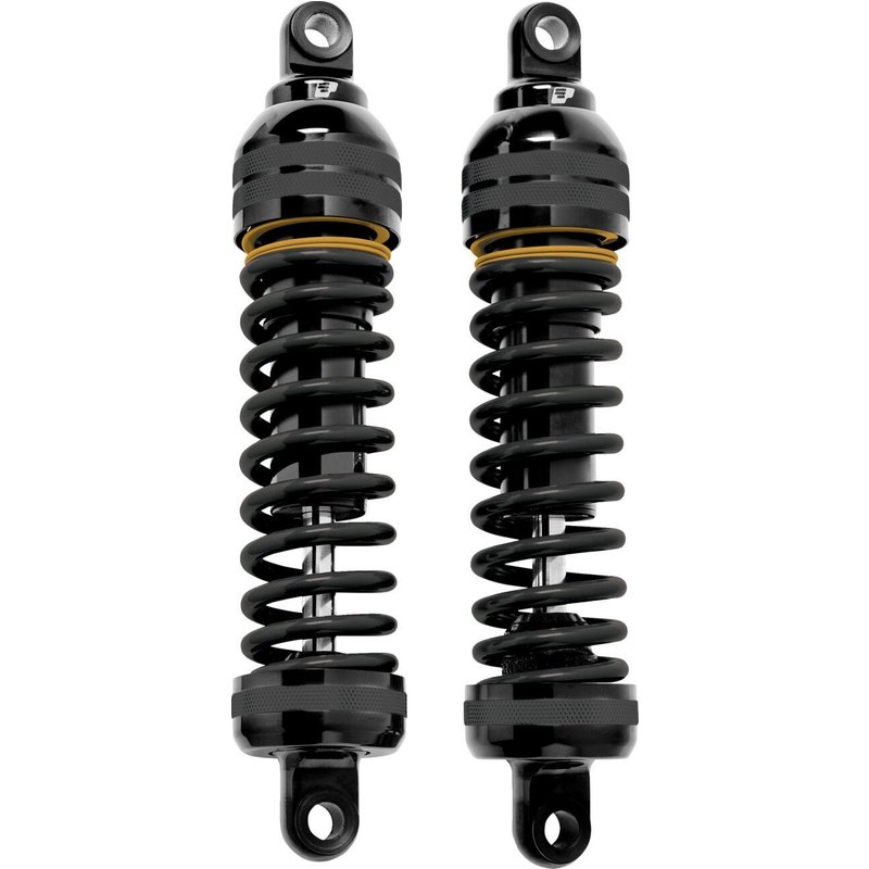 944-4026UT - Progressive Suspension 944 Ultra Touring Shocks For Harley Davidson FLH 330.20mm (13.00") - Black/Gold