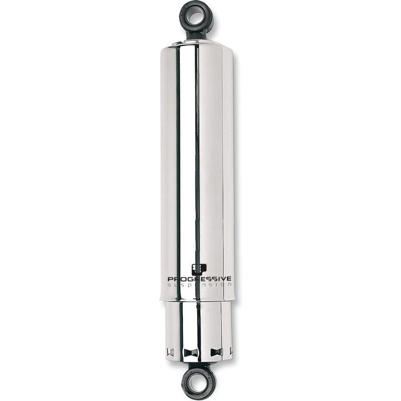 412-4056C - Progressive Suspension 412 Series Shocks For Harley Davidson FXLR 1340 1987-1994 279.40 mm (11.00") - Chrome
