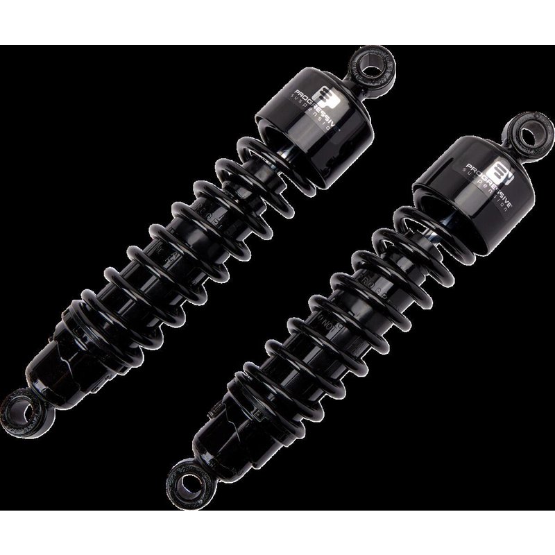 412-4072B - Progressive Suspension 412 Series Shocks For Harley Davidson FLH 1868 ABS 2021 330.00 mm (13.00") - Black