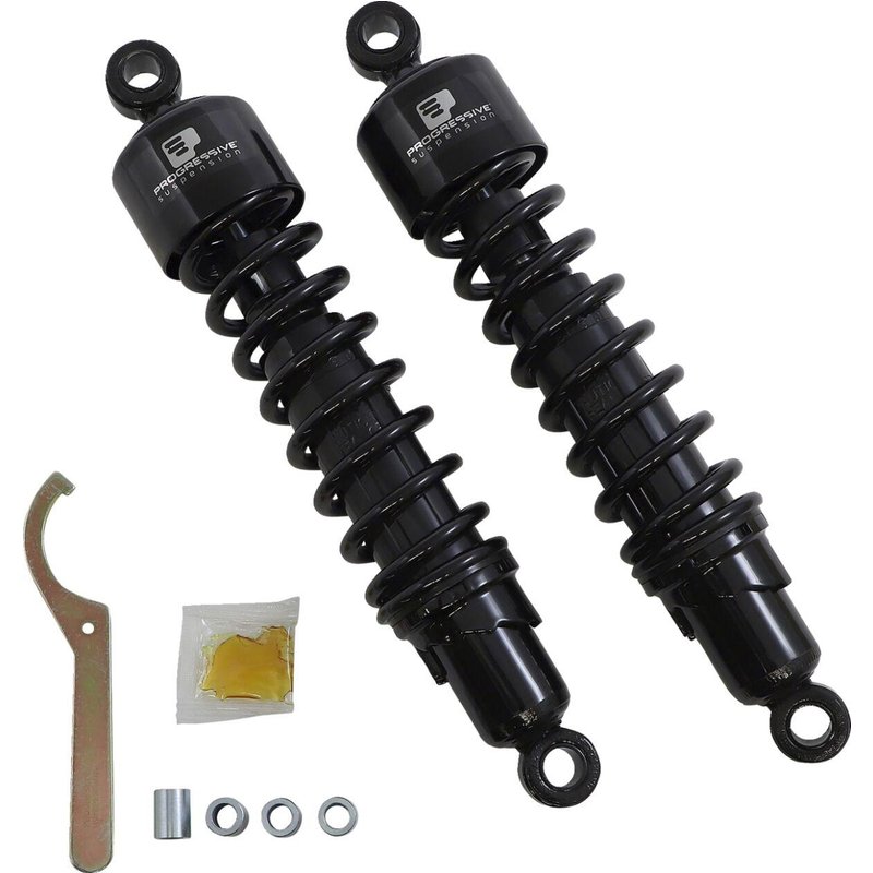 412-4263B - Progressive Suspension 412 Series Shocks For Triumph Bonneville 1200 T120 ABS 343.00 mm (13.50") - Black