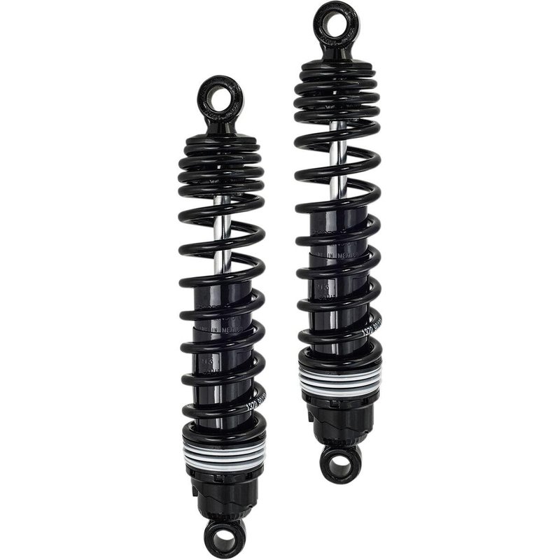 412CRZ-4064B - Progressive Suspension 412 Cruise Series Shocks For Harley Davidson XL1200C 1996-2020 318.00 mm (12.50") - Black