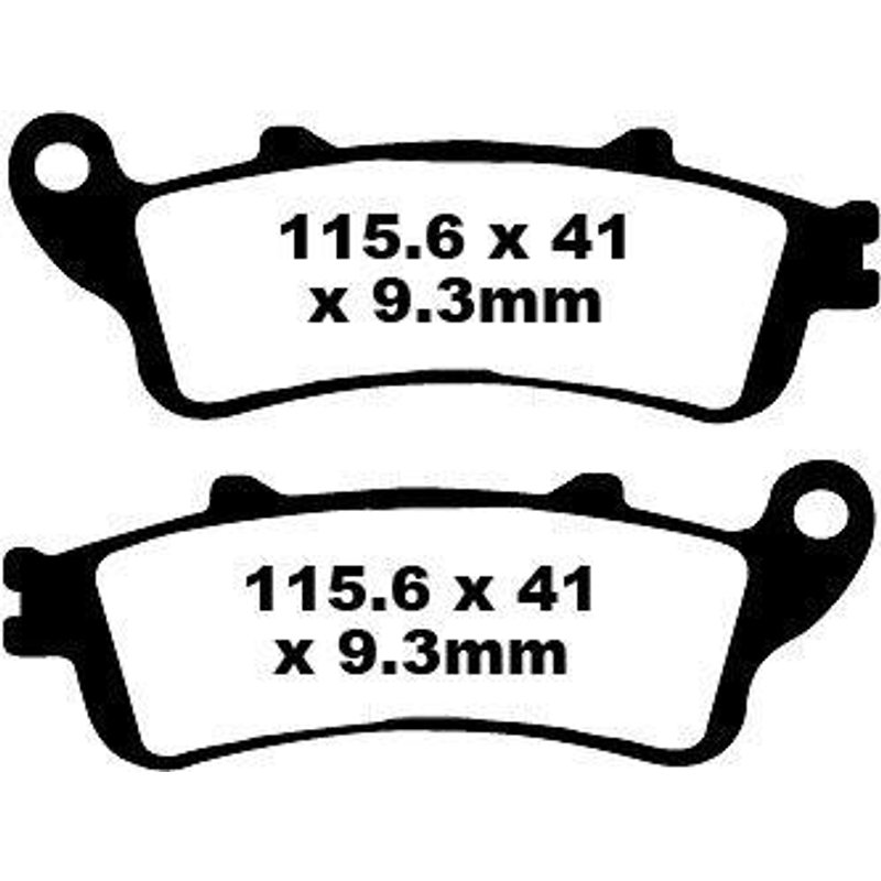 SFA281 - EBC SFA Series Organic Scooter Brake Pads For Honda FES 125 Pantheon 1998-2006 Front