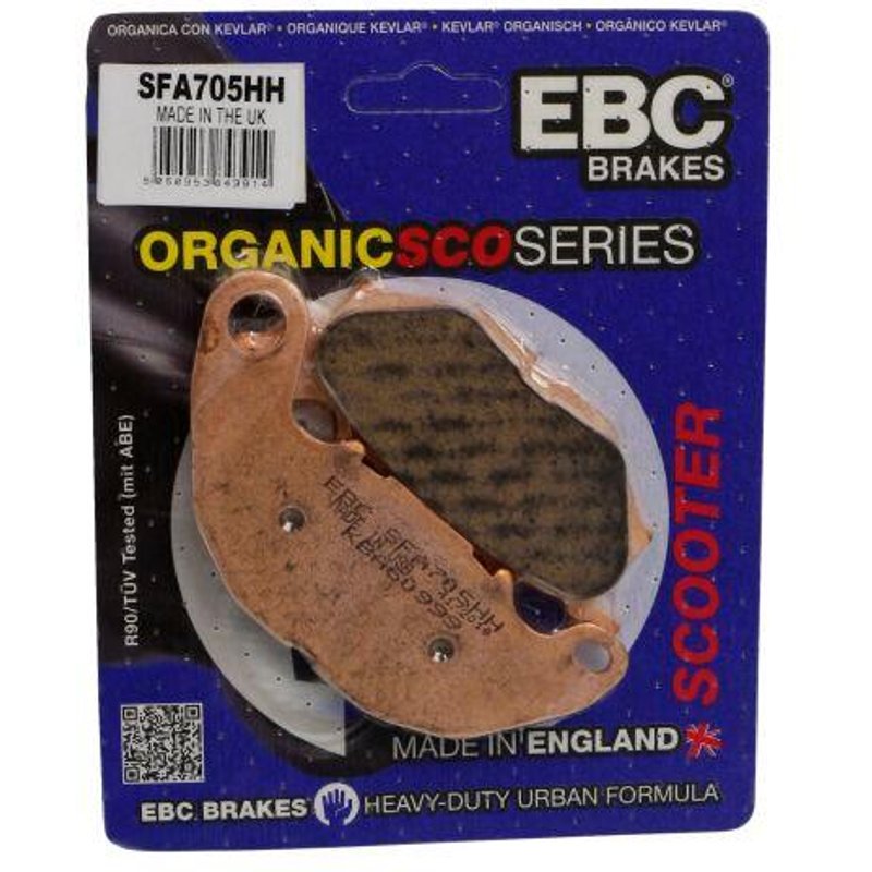 SFA705HH - EBC SFA-HH Series Sintered Scooter Brake Pads For Yamaha CZD 300 A 2017-2022 Front