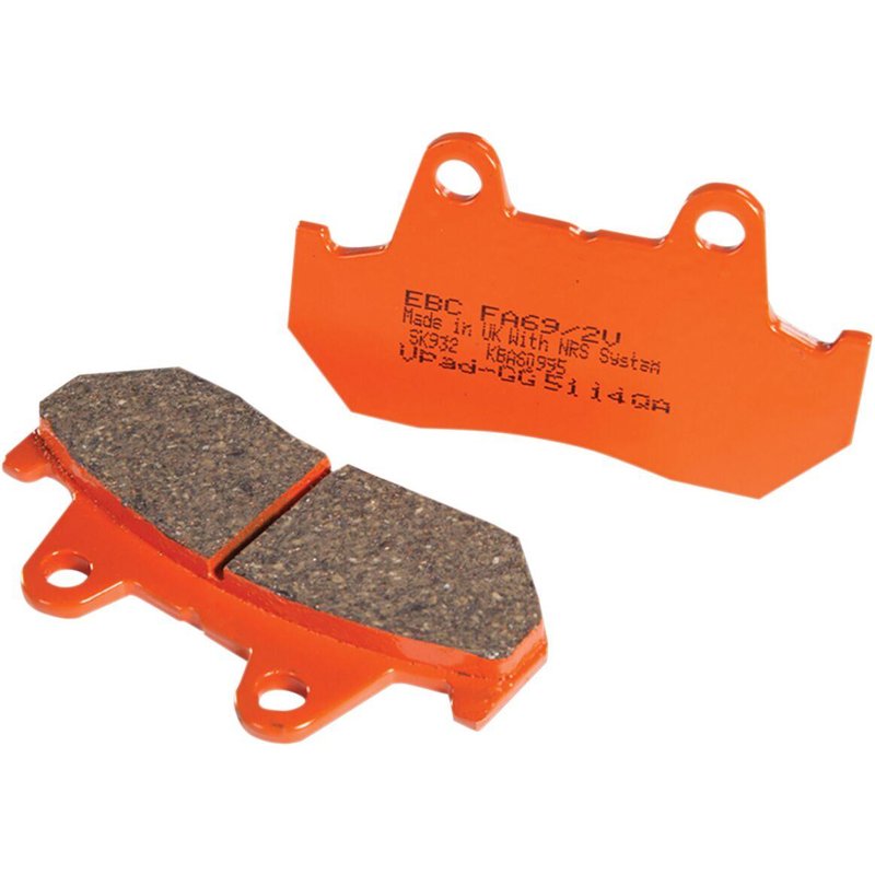 FA069/2 - EBC Organic Base "FA" Brake Pads For Honda CB 400 N 1982 Front
