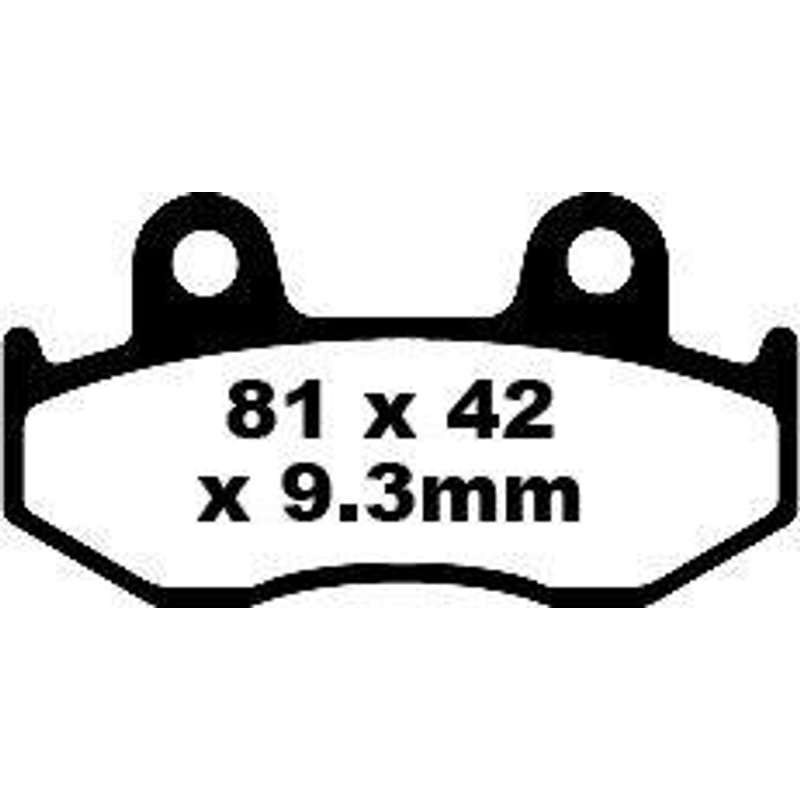 SFA323 - EBC SFA Series Organic Scooter Brake Pads For Honda NES 125 2000-2005 Front