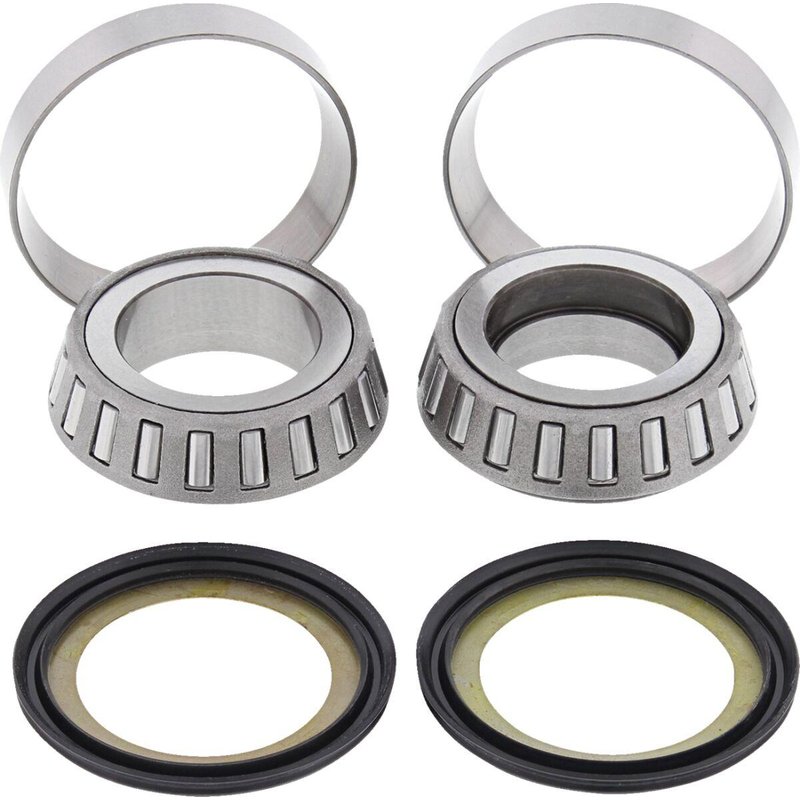 22-1005 - All Balls Steering Stem Tapered Roller Bearings & Seals Kit For Suzuki DR370 1978-1979