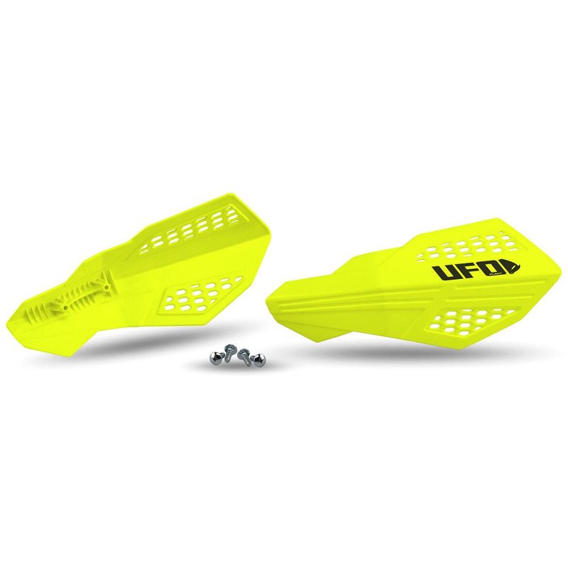 PM01675#DFLU - UFO Horus Hand Guards For Honda CRF250R 2025-2026 - Yellow