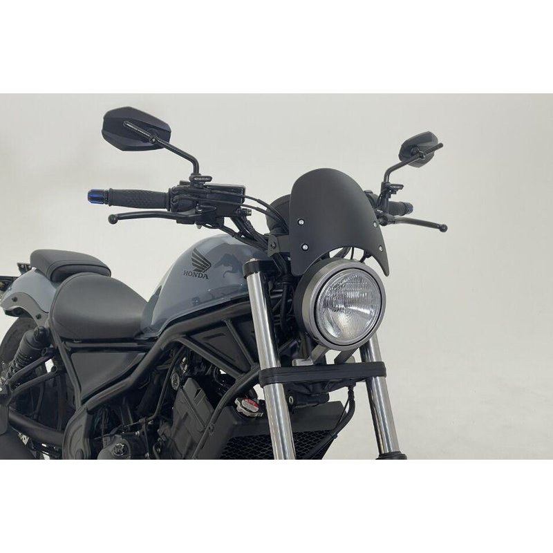 81718 - Daytona Aluminium Meter Visor With Bracket Set For Honda CMX 500 Rebel 2017-2019 - Black