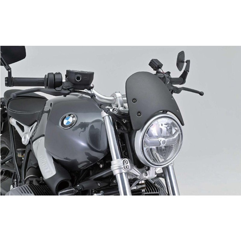 81716 - Daytona Aluminium Meter Visor with Bracket Set For BMW R Nine T ABS 2016-2023 - Black