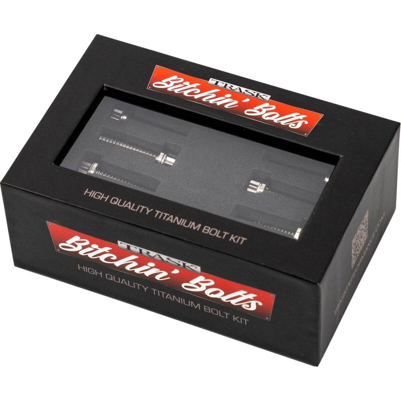 TM-1050-B - Trask Bitchin Lifter Block Bolts For Harley Davidson FLDE 1750 ABS 2018-2020 - Silver