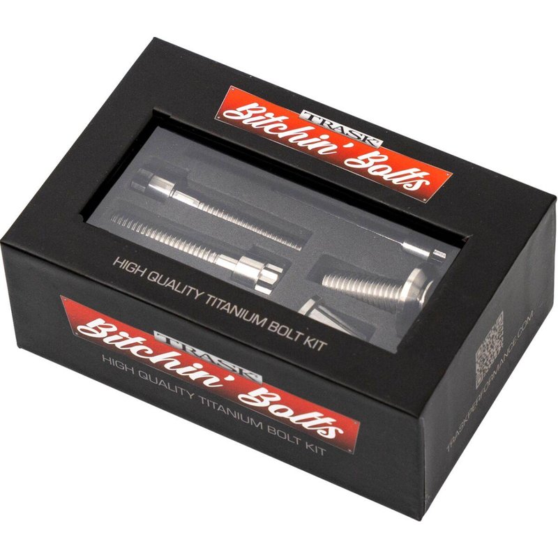 TM-1050-J - Trask Bitchin Coil & Horn Bolts For Harley Davidson FLDE 1750 ABS 2018-2020 - Silver