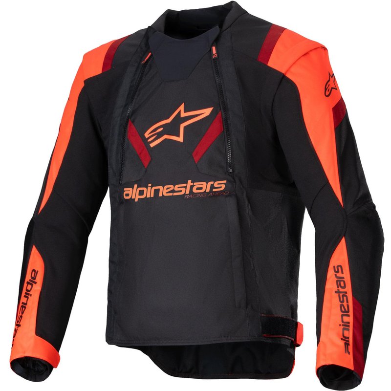 Alpinestars T-Stunt Air Jacket Black Red Fluo Dark Red