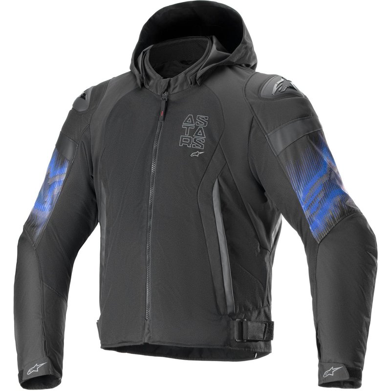 Alpinestars Zaca Air Venom Wp Jacket Black Electric Blue