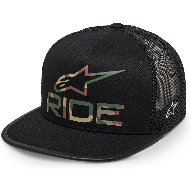 60612 - Alpinestars Ride 4.0 Camo Trucker Hat Black