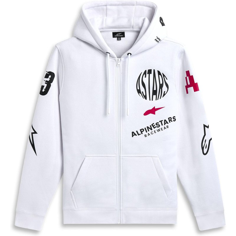 60523 - Alpinestars Variegate Hoodie Off White L
