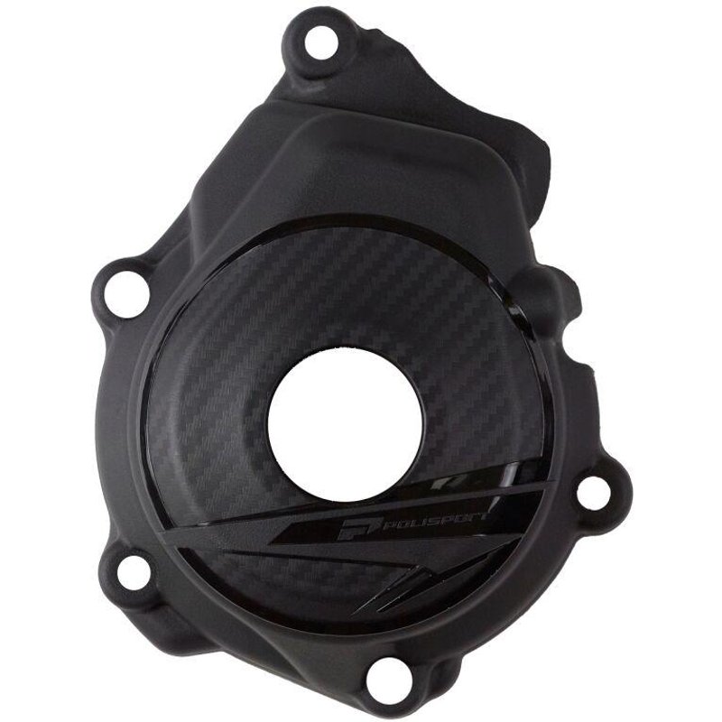 8499100001 - Polisport Ignition Cover Protector For KTM SXF 250/350/450 & Husqvarna FC 250/350/450 2023-2025, Gas Gas MC 250/350F 2024-2025 Black