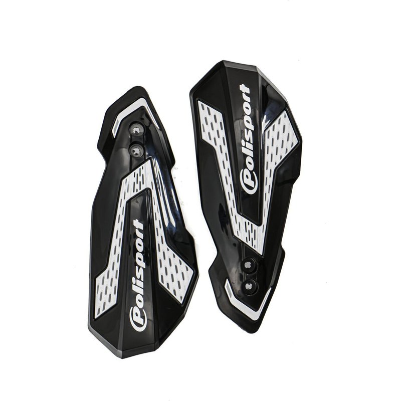 8308200056 - Polisport MX Flow Hand Guards For Husqvarna FE250 2018-2021 - Black/White