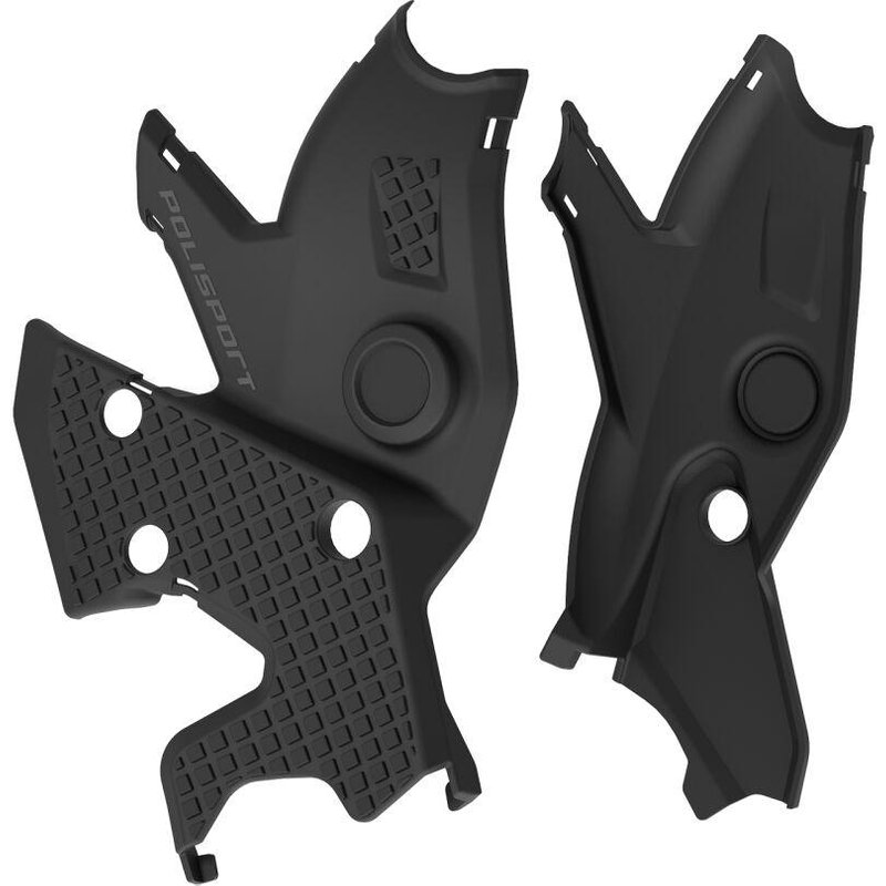 8505400001 - Polisport Frame Guards For Yamaha XTZ 700 2023-2025 - Black