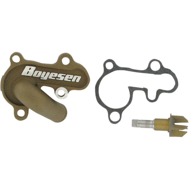 WPK-20M - Boyesen Supercooler Water Pump Cover & Impeller Kit For Suzuki RM 80 1989-2001 - Magnesium