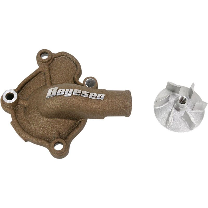WPK-07AM - Boyesen Supercooler Water Pump Cover & Impeller Kit For Honda CRF250R 2010-2017 - Magnesium