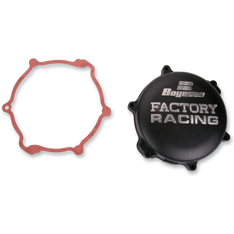 CC-33B - Boyesen Factory Clutch Protector For Yamaha YZ125 2005-2026 - Black