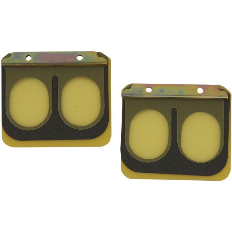 PSR-205 - Boyesen Replacement Pro Series Reed Set for RAD Valve For Kawasaki KX125 2004-2008 - Carbon Fiber/Yellow