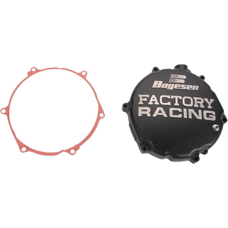 CC-12CB - Boyesen Factory Clutch Protector For Kawasaki KX250 2005-2007 - Black