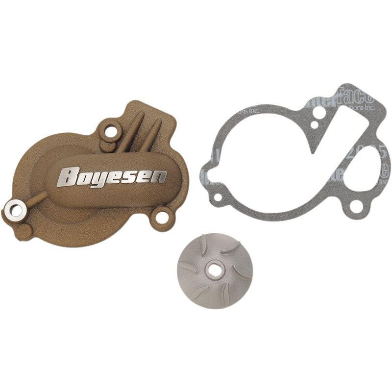 WPK-45AM - Boyesen Supercooler Water Pump Cover & Impeller Kit For Gas Gas EX 450 F 2021-2024 - Magnesium