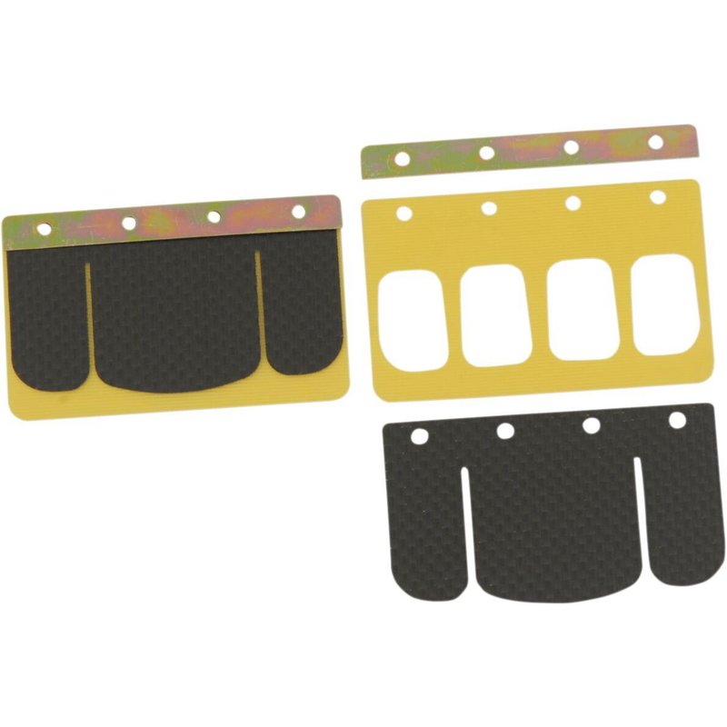PRO-200 - Boyesen Pro Series Reed Set For Honda CR250 2004 - Carbon Fiber/Yellow