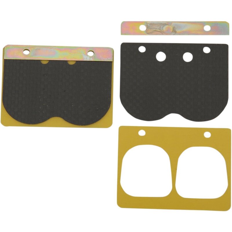PRO-216 - Boyesen Pro Series Reed Set For Kawasaki KX250 2005-2007 - Carbon Fiber/Yellow