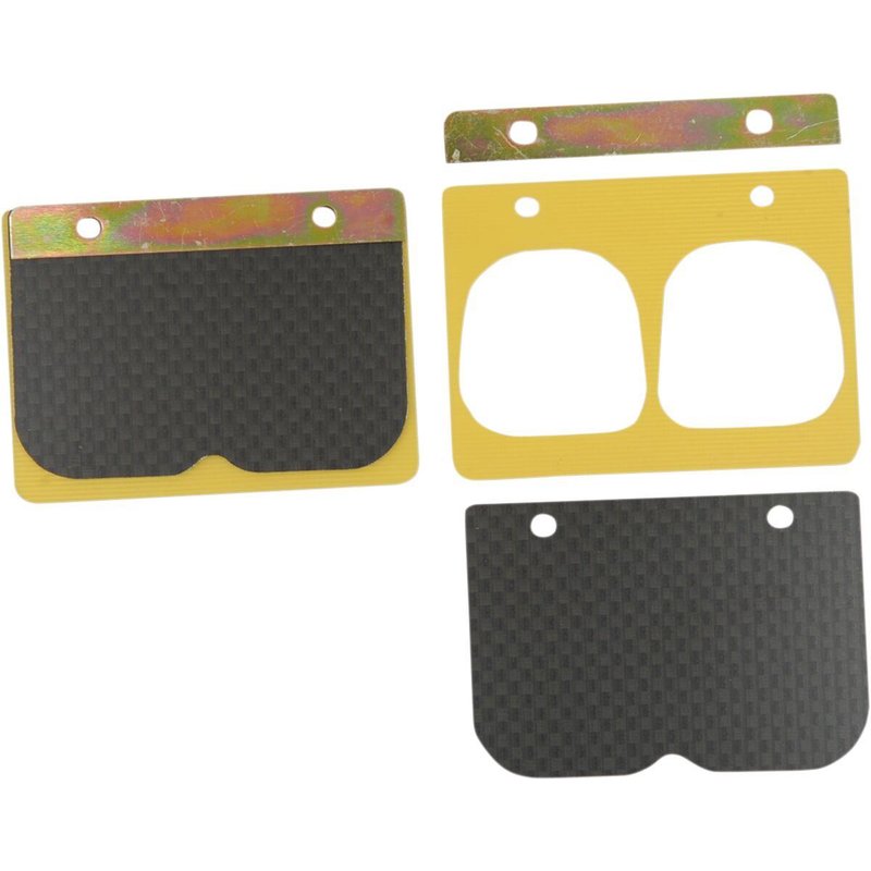 PRO-210 - Boyesen Pro Series Reed Set For Suzuki RM 250 2004-2008 - Carbon Fiber/Yellow