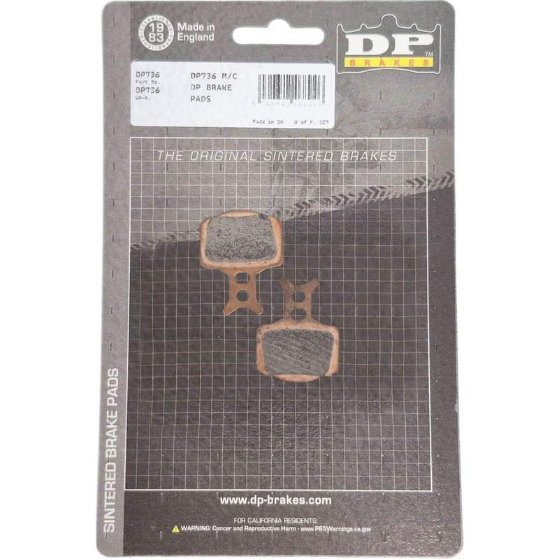 DP736 - DP Brakes Standard DP Sintered Brake Pads For Gas Gas MC50 2025-2027 Fits Front Or Rear