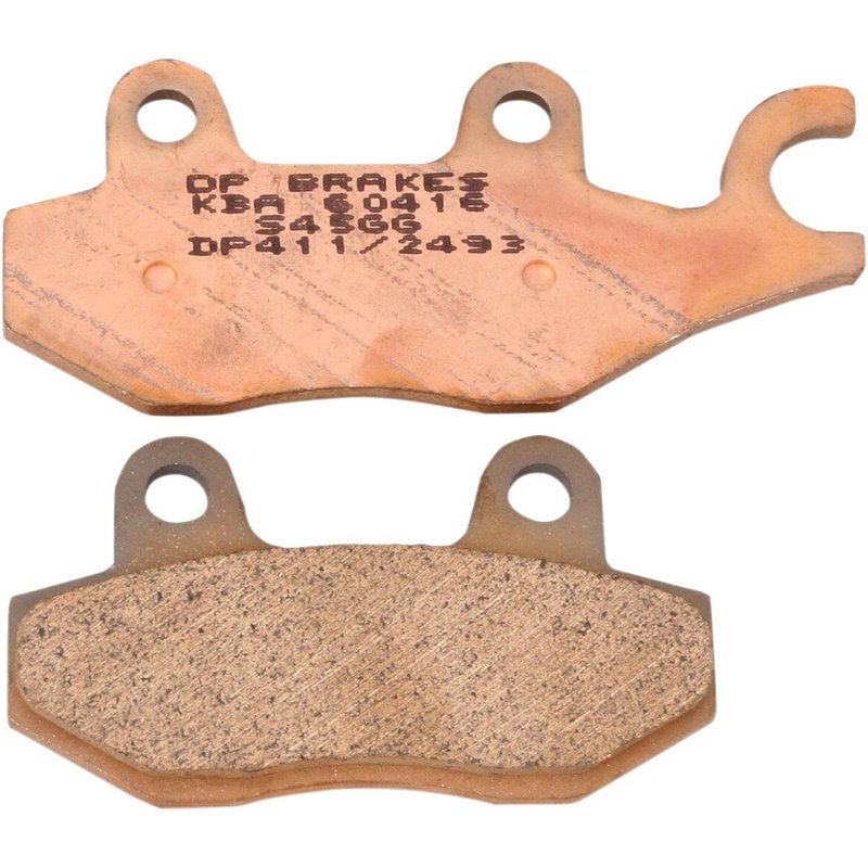 DP411 - DP Brakes Standard DP Sintered Brake Pads For Kymco Agility 125 CBS 2021-2024 Front/Fits Front Left Or Right/Rear/Fits Rear Left Or Right