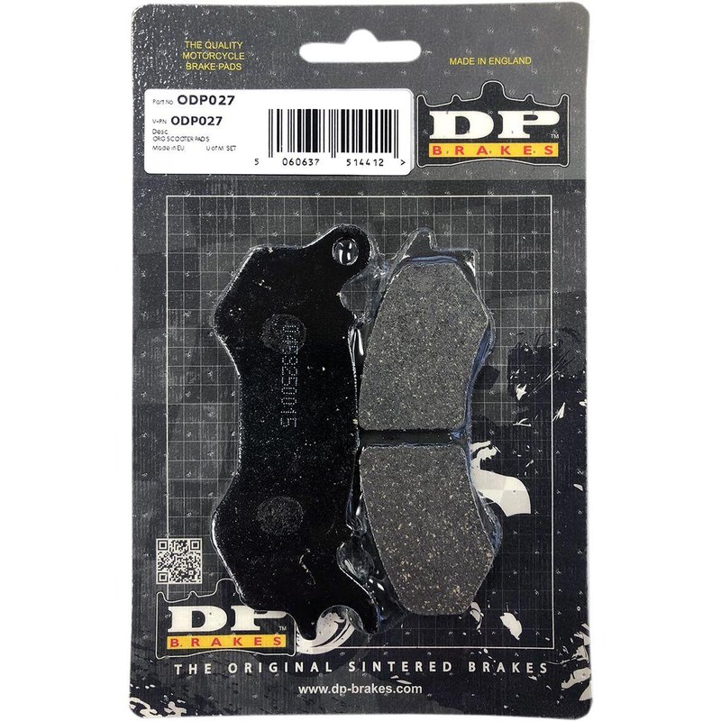 ODP027 - DP Brakes ODP Organic Brake Pads For Honda AFS 110 2012-2016 Front