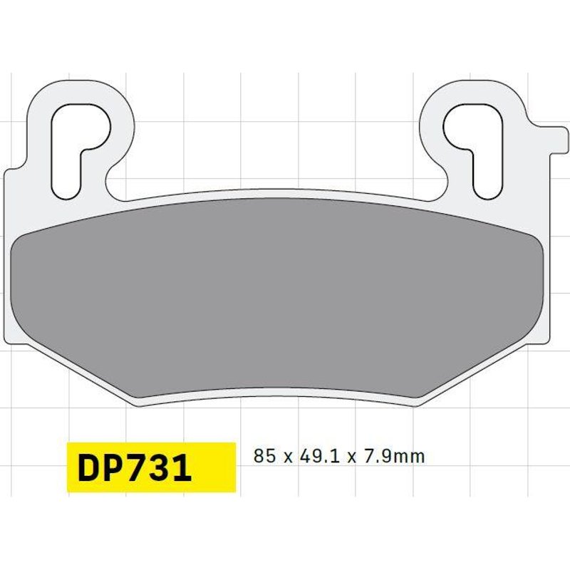 DP731 - DP Brakes Standard DP Sintered Brake Pads For BMW R 1300 GS ABS Front