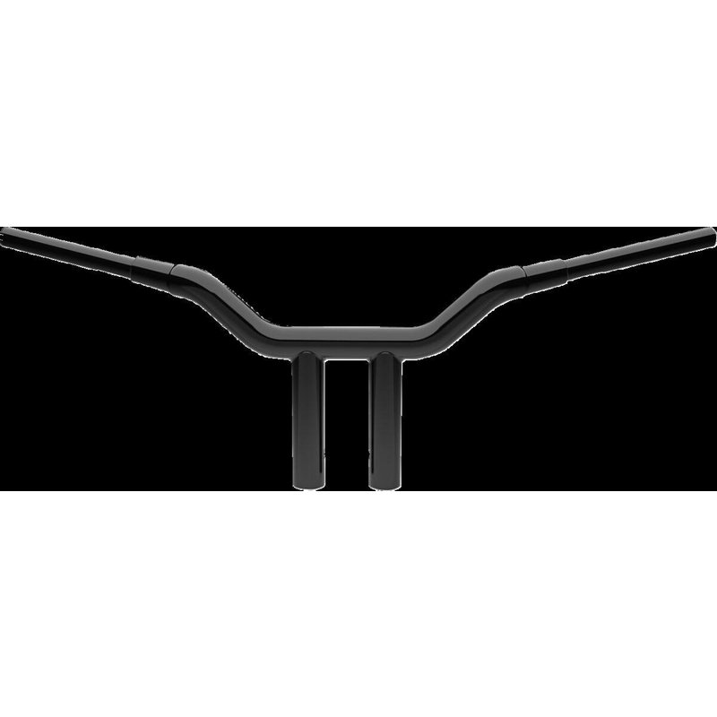 LA-7345-10B - LA Choppers 1-1/2" Kage Fighter T-Bar For Harley Davidson FLFBS 1923 ABS 2025-2026 25.5 cm (10") - Black