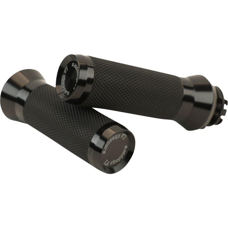 LA-7492-00B - LA Choppers Grips For Harley Davidson FLDE 1750 ABS 2018-2020 - Black