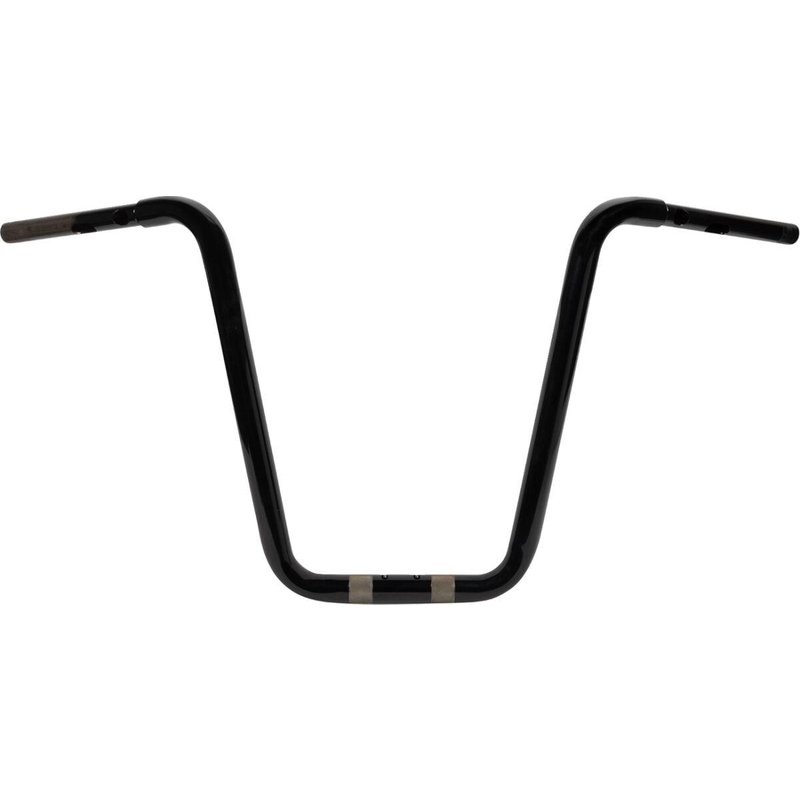 LA-7348-16B - LA Choppers Twin Round Handlebar For Harley Davidson FLTRK 1868 ABS 2024 40.5 cm (16") - Black