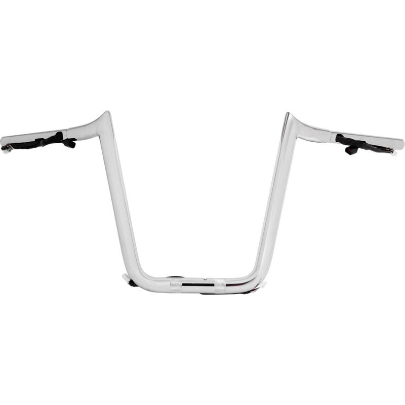 LA-7359-12W - LA Choppers Pre-Wired Prime Ape Handlebar For Harley Davidson FLTRK 1868 ABS 2024 30.5 cm (12") - Chrome