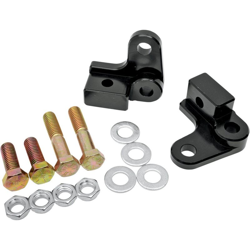 LA-7500-03 - LA Choppers Rear Lowering Kit For Harley Davidson XL1200C 1996-1999 Rear Lowers 25.40 mm (1.00") - Black