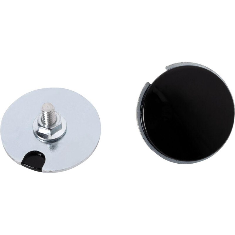 LA-9001-02B - LA Choppers Fairing Mirror Hole Plugs For Harley Davidson FLHLT 1923 ABS 2026 - Black/Gloss