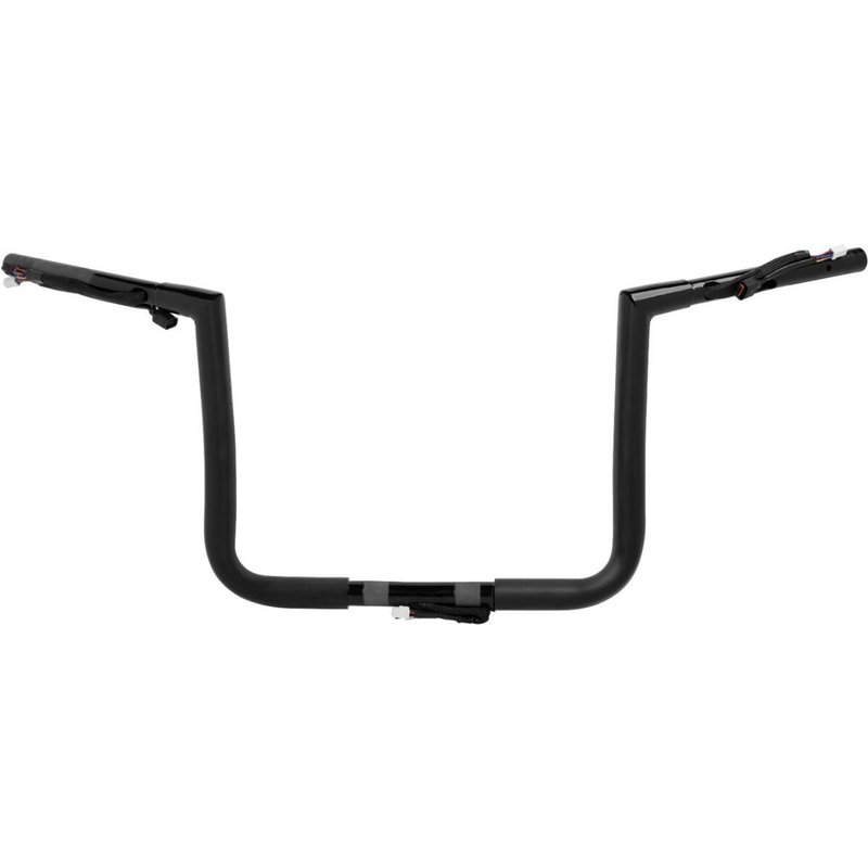 LA-7367-12BW - LA Choppers Pre-Wired Twin Peaks Handlebar For Harley Davidson FLHTK 1868 ABS 2024 30.5 cm (12") - Black